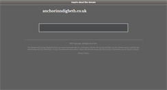 Desktop Screenshot of anchorinndigbeth.co.uk